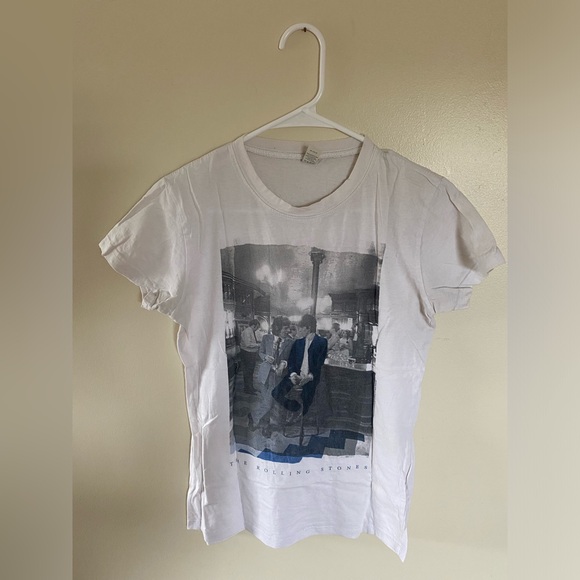 Vintage The Rolling Stones Mick Jagger Keith Richards Tee - Picture 1 of 3